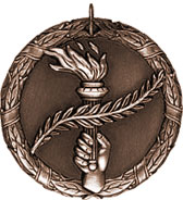 Bronze Olympic Torch Medal Bronze Olympic Torch Medal